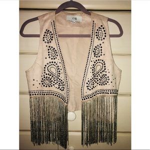Coachella inspired fringe vest